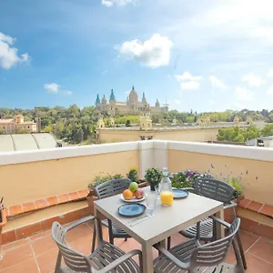 Appartement Rius - & Private Terrace Penthouse Next To The Fair, Barcelona